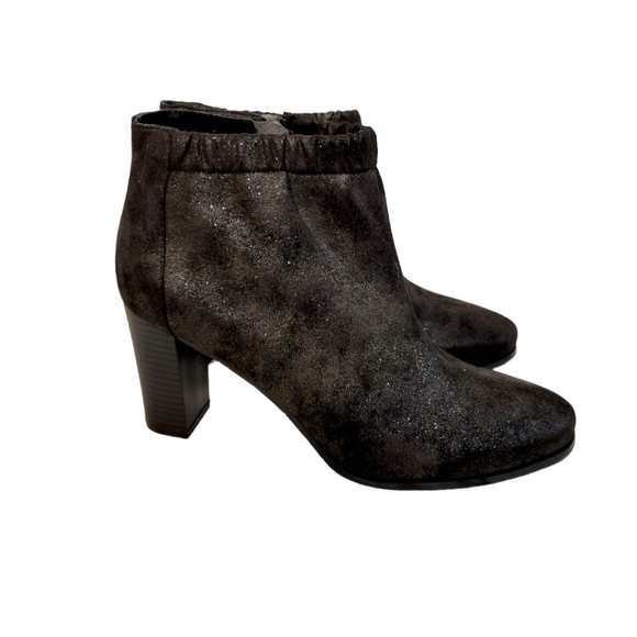 Antelope Black Shimmer Ankle Boots Like New - Picture 3 of 7